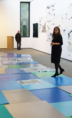 Claudia Thorban, Seerose, 2014, Installation, Galerie Oberlichtsaal, Sindelfingen